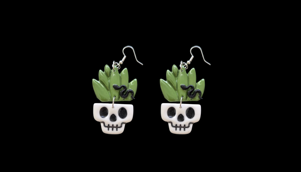 Halloween dangles earrings