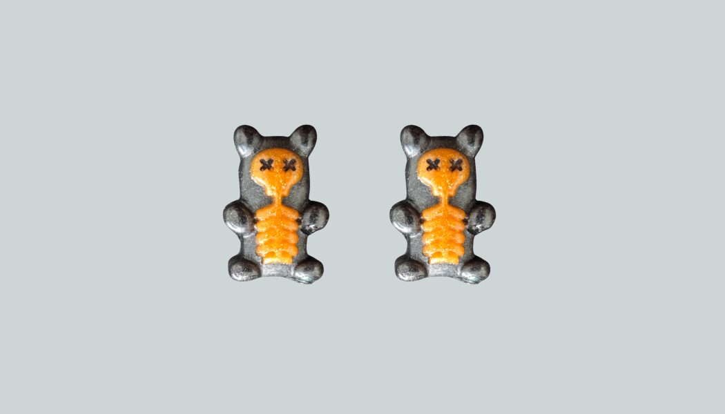Dead  Gummy Bear studs